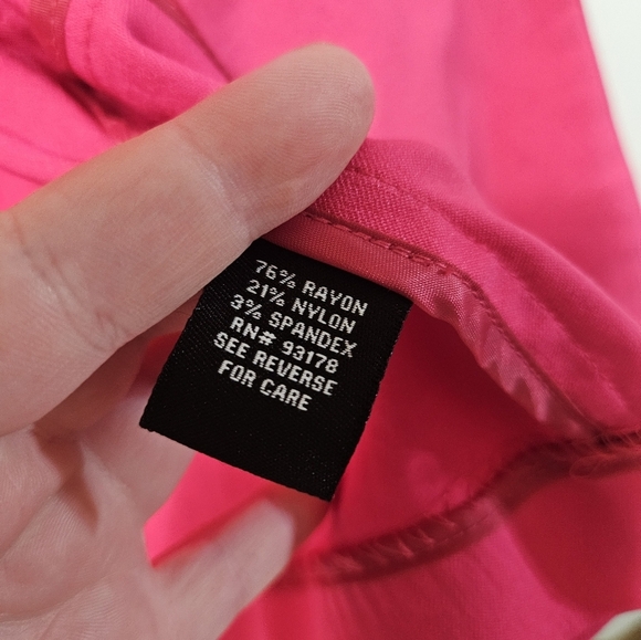 Premise Hot Pink Blazer With Built In Shoulder Pads! - Picture 3 of 7